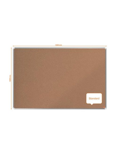 NOBO Parafatábla, 150x100 cm, alumínium keret, NOBO "Premium Plus"