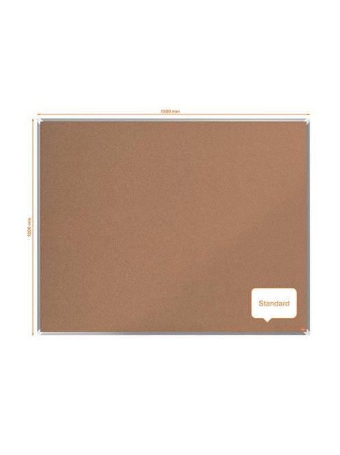 NOBO Parafatábla, 150x120 cm, alumínium keret, NOBO "Premium Plus"