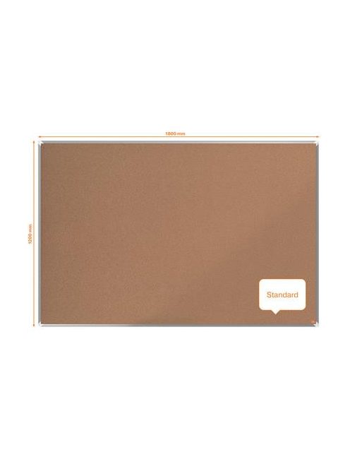 NOBO Parafatábla, 180x120 cm, alumínium keret, NOBO "Premium Plus"