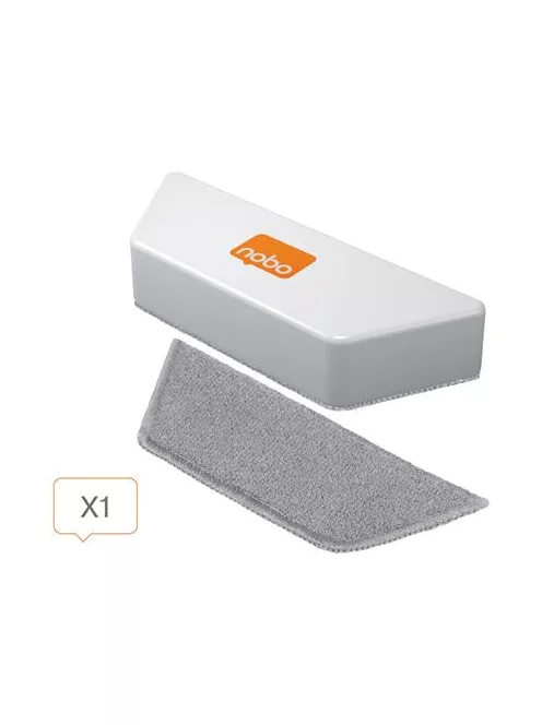 NOBO Táblatörlő, mágneses, cserélhető betétes, mikroszálas, NOBO