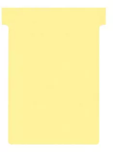 NOBO T-kártya tervezőtáblához, 3-as méret, NOBO, sárga