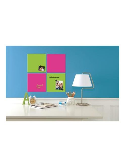 NOBO Üzenőtábla, mágneses, írható, zöld, 36x36 cm, NOBO/REXEL