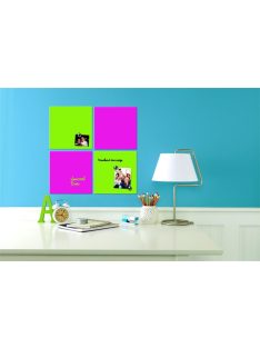   NOBO Üzenőtábla, mágneses, írható, rózsaszín, 36x36 cm, NOBO/REXEL