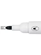 NOBO Táblamarker, kúpos hegyű, 2 mm, 10 db, NOBO "Glide", fekete