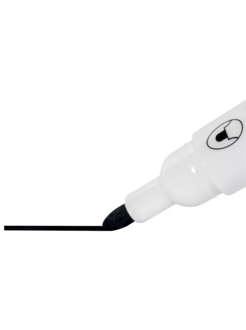 NOBO Táblamarker, kúpos hegyű, 2 mm, 10 db, NOBO "Glide", fekete