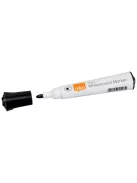 NOBO Táblamarker, kúpos hegyű, 2 mm, 10 db, NOBO "Glide", fekete