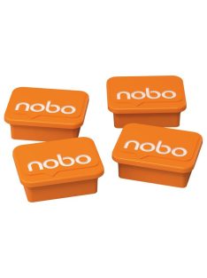 NOBO Mágnesek fehértáblához 4 db, NOBO narancs