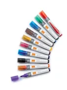 NOBO Táblamarker, folyékonytintás, kúpos, 1-3 mm, NOBO, vegyes színek