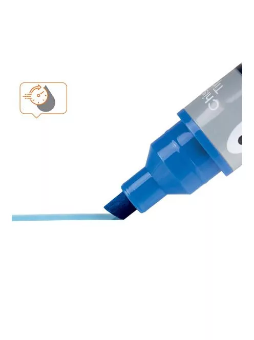 NOBO Táblamarker, vágott hegyű, 4 mm, NOBO, kék