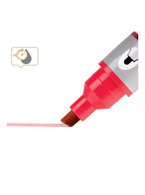 NOBO Táblamarker, vágott hegyű, 4 mm, NOBO, piros