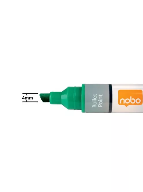 NOBO Táblamarker, vágott hegyű, 4 mm, NOBO, zöld