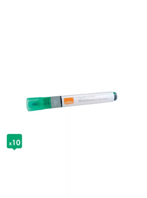 NOBO Táblamarker, vágott hegyű, 4 mm, NOBO, zöld