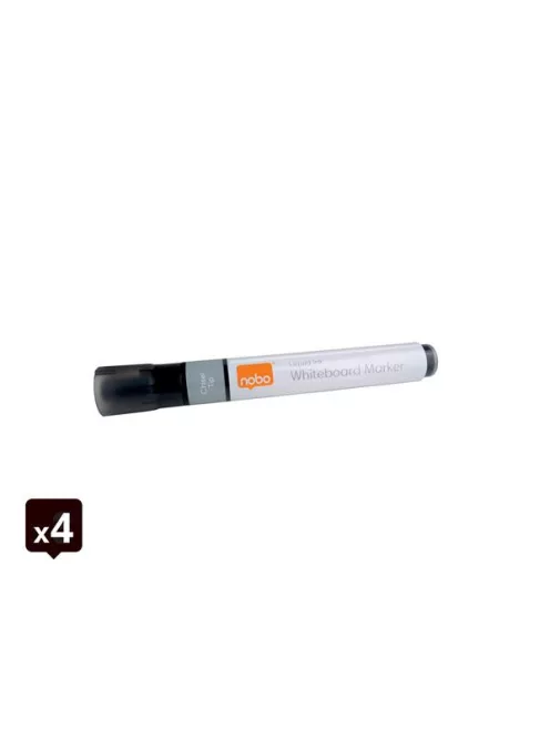 NOBO Táblamarker, vágott hegyű, 4 mm, NOBO, 4 különböző szín