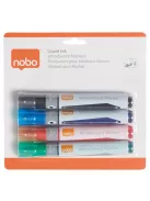 NOBO Táblamarker, vágott hegyű, 4 mm, NOBO, 4 különböző szín