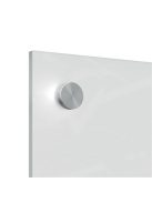 NOBO Üzenőtábla, üveg, fali, keskeny, 30x60 cm, NOBO "Home", fehér