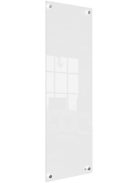 NOBO Üzenőtábla, üveg, fali, keskeny, 30x90 cm, NOBO "Home", fehér