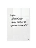 NOBO Jegyzettábla, akril, A4, NOBO "Home"