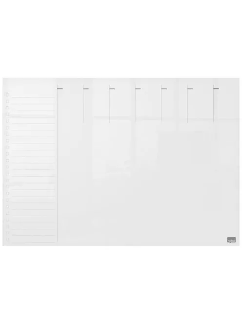 NOBO Tervezőtábla, akril, heti, fali/asztali, A3, NOBO "Home"