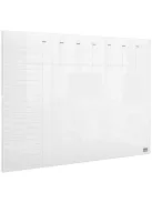 NOBO Tervezőtábla, akril, heti, fali/asztali, A3, NOBO "Home"