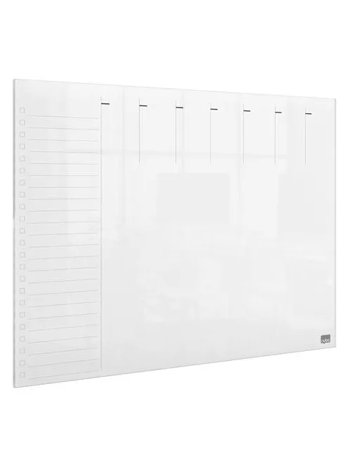 NOBO Tervezőtábla, akril, heti, fali/asztali, A3, NOBO "Home"