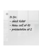 NOBO Emlékeztetőtábla, akril, fali, 30x30 cm, NOBO "Home", átlátszó