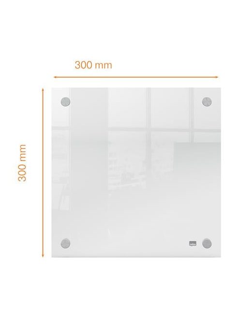 NOBO Emlékeztetőtábla, akril, fali, 30x30 cm, NOBO "Home", átlátszó