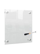 NOBO Emlékeztetőtábla, akril, fali, 30x30 cm, NOBO "Home", átlátszó