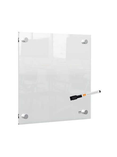 NOBO Emlékeztetőtábla, akril, fali, 30x30 cm, NOBO "Home", átlátszó