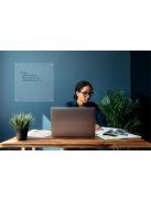 NOBO Emlékeztetőtábla, akril, fali, 30x30 cm, NOBO "Home", átlátszó