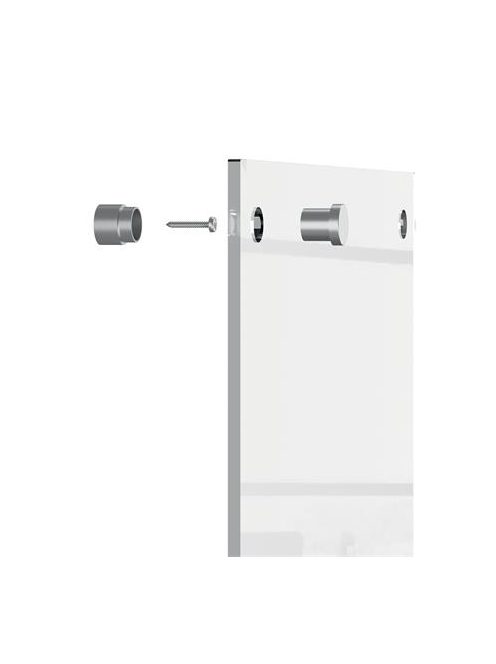 NOBO Emlékeztetőtábla, akril, fali, 60x45 cm, NOBO "Home", átlátszó