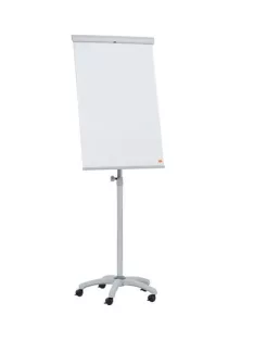   NOBO Flipchart tábla, mobil, mágneses felület, NOBO "Essentials", fehér