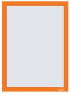 NOBO Posztertábla, fali, A4 méret, műanyag keret, 2 db, NOBO, narancs