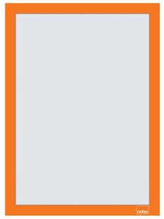   NOBO Posztertábla, fali, A4 méret, műanyag keret, 2 db, NOBO, narancs