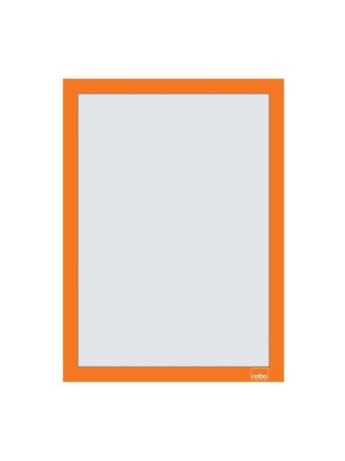 NOBO Posztertábla, fali, A4 méret, műanyag keret, 2 db, NOBO, narancs