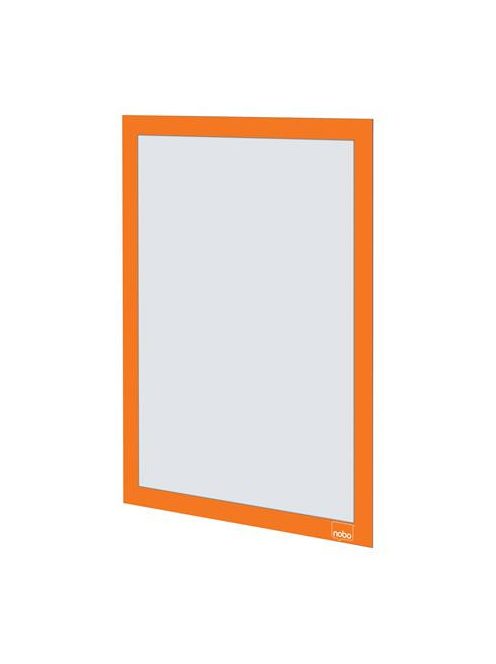 NOBO Posztertábla, fali, A4 méret, műanyag keret, 2 db, NOBO, narancs