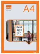 NOBO Posztertábla, fali, A4 méret, műanyag keret, 2 db, NOBO, narancs