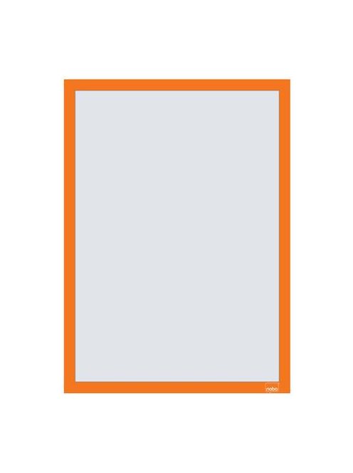 NOBO Posztertábla, fali, A3 méret, műanyag keret, 2 db, NOBO, narancs