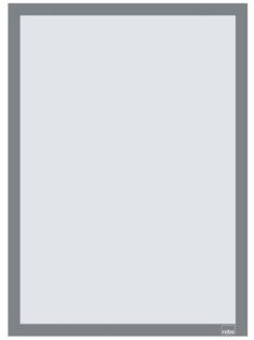   NOBO Posztertábla, fali, A3 méret, műanyag keret, 2 db, NOBO, ezüst