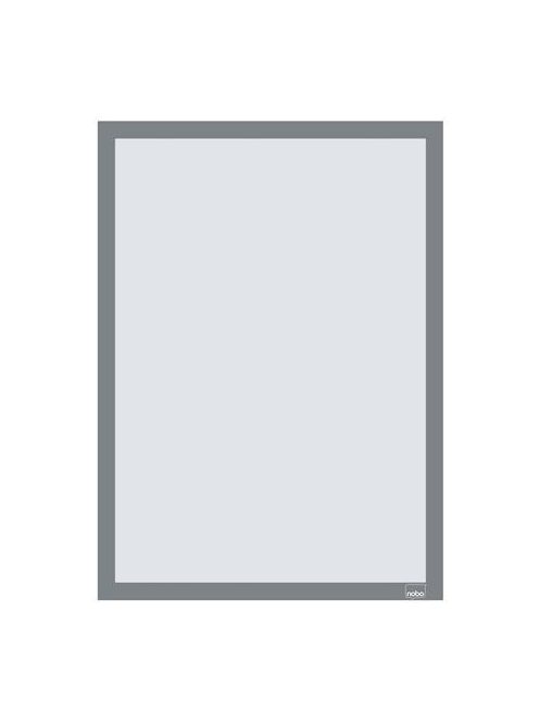 NOBO Posztertábla, fali, A3 méret, műanyag keret, 2 db, NOBO, ezüst