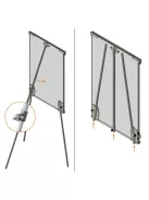 NOBO Flipchart tábla, mágneses felület, 70x100 cm, EcoLabel, NOBO "Premium Plus", fehér