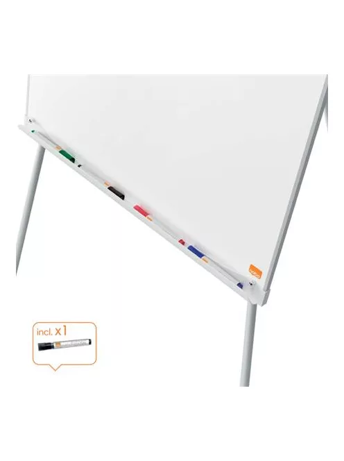 NOBO Flipchart tábla, mágneses felület, 70x100 cm, EcoLabel, NOBO "Premium Plus", fehér