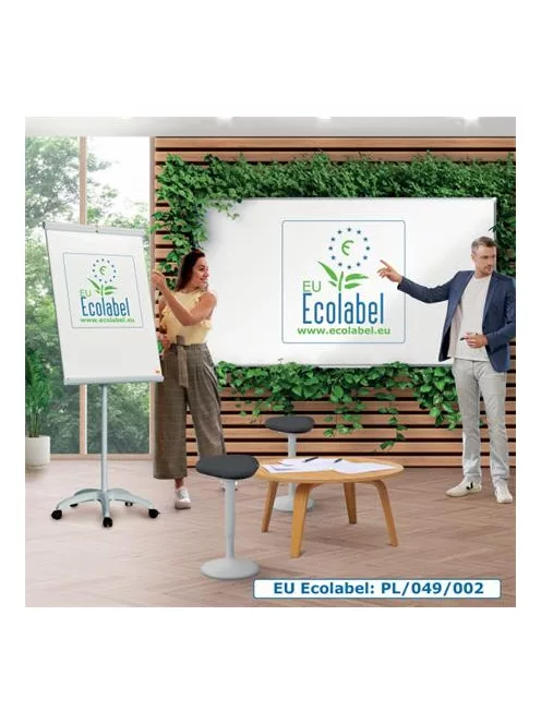 NOBO Flipchart tábla, mágneses felület, 70x100 cm, EcoLabel, NOBO "Premium Plus", fehér