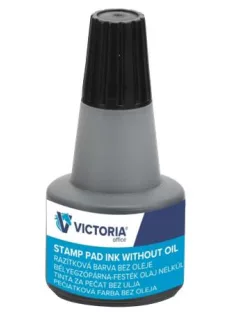   VICTORIA OFFICE Bélyegzőfesték, 30 ml, VICTORIA OFFICE, fekete