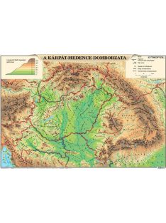   STIEFEL Könyökalátét, kétoldalas, STIEFEL "Magyarország domborzata/ Kárpát medence domborzata "
