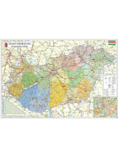   STIEFEL Könyökalátét, kétoldalas, STIEFEL "Magyarország Közigazg./ Mo. autótérkép"