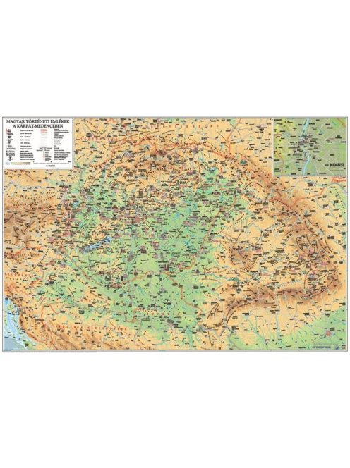 STIEFEL Könyökalátét, kétoldalas, STIEFEL "Magyar Szent Korona országai/Történeti emlékek"