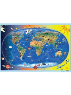   STIEFEL Könyökalátét, kétoldalas, STIEFEL "Föld országai/Gyermek-világtérkép"