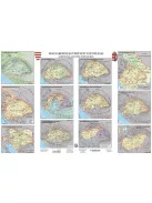 STIEFEL Könyökalátét, kétoldalas, STIEFEL "Magyar történelmi áttekintés/Területi változások"