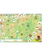 STIEFEL Könyökalátét, kétoldalas, STIEFEL, "Gyerek Magyarország közigazgatása/domborzata"