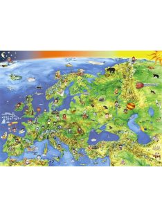   STIEFEL Könyökalátét, kétoldalas, STIEFEL, "Európa országai/Európa gyerektérkép"